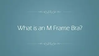 The M Frame Bra