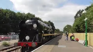 SR no 34059 Sir Archibald Sinclair Arrivals East Grinstead from Sheffield Park