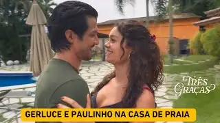 Paulinho e Gerluce chegam na casa de praia, e eles ficam encantados com o lugar