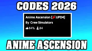 Anime Ascension Codes 2026 / Roblox ! 🎮🔑