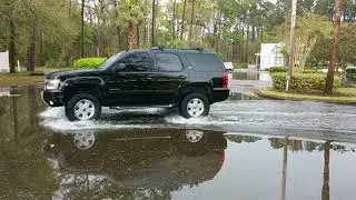 Standing Water After Hail Storm Park Plaza Hilton Head Island, SC