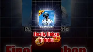 Finally Pubg Mobile Lite Unban in India 🥹🥳 #viral #pubglite
