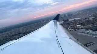 Delta Airbus A220-100 Takeoff Dallas-Fort Worth Runway 17R