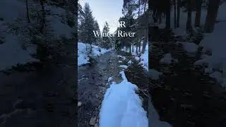 ASMR Winter River