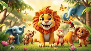 Lion Roar Roar Song for Kids | Wild Animal Fun