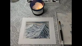 Watch as I paint mountains..I'm learning as I go!