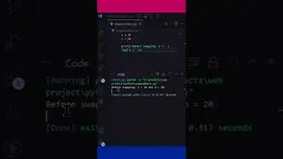 How to SWAP two numbers in Python?? 