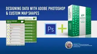 Designing map based Data with Adobe Photoshop and Custom map shapes Add-on for the Nigerian states