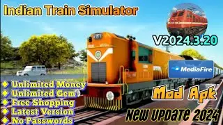 Indian Train Simulator | v2024.3.20 | Mod Apk | Unlimited Money Unlimited Gem | Gameplay