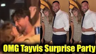 Taylor Swift & Travis Kelce Surprise Patrick Mahomes with Birthday Party at 1587 Prime