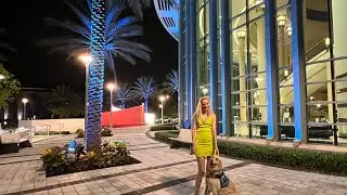 West Palm Beach Downtown Night Walking Tour Florida Trip #palmbeach