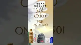 Mother's Day Sale $75 Gift Card for Only $50