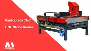 Pantografo CNC professionale 3 assi Amastone Next per la lavorazione di marmo e granito (2019)