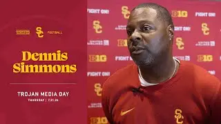 USC WRs Coach Dennis Simmons | Trojan Media Day