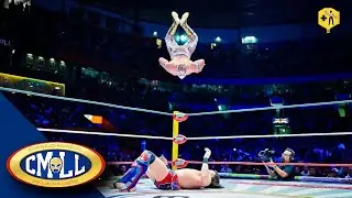 M&aacute;scara Dorada retiene el Campeonato Mundial Hist&oacute;rico de Peso Welter derrotando a Mike Bailey
