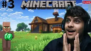 I BUILT MY BEACH HOUSE IN MINECRAFT !!(Live)🛑