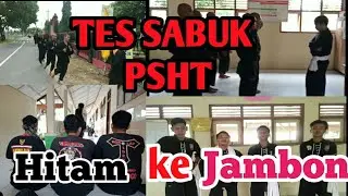 Tes sabuk Polos ke jambon PSHT Ranting Polokarto
