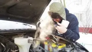 Запуск с iBatt jumpStarter в минус 10