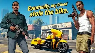 Eventually, My Friend And I Stole The Bike||GTA 5