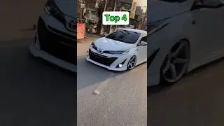 Top 5 modified Toyota Yaris in Pakistan 😱#shorts #car #viral