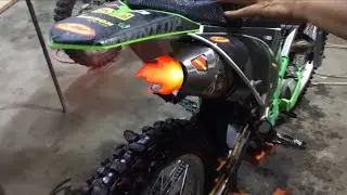 KLX 150 63mm with Pitsbike Fully Programmable CDI