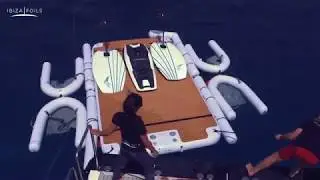 Nautibuoy inflatable platform for Seabob C-dock