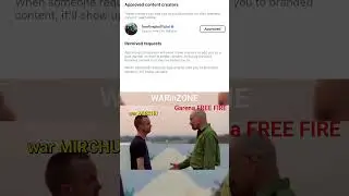 Finally Garena Free Fire approved war Mirchu/ Jib FF content creators #jibff #warmirchu #freefirepk