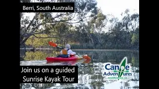 Join us on a guided Sunrise Kayak Tour -  Berri, South Australia, with Canoe Adventures.