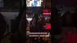 Headquarters Beercade. north Chicago.  throwback video games BAR