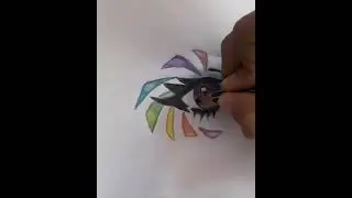 beautiful unicorn eye drawing from pinterest 🦄🦄
