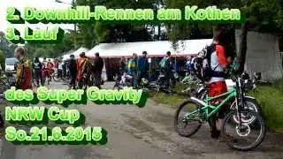 Wuppertal 2. Downhill-Rennen am Kothen 3. Lauf des Super Gravity NRW Cup So.21.6.2015