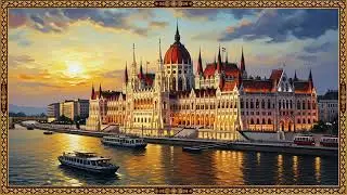 Budapest, Hungary 🇭🇺 | Framed Painting 4K-UHD | Elegant TV Wallpaper Art