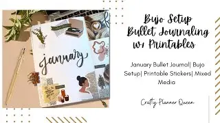 January 2023 Bullet Journal| Bujo Setup| Neutral Aesthetic| Journal Flipthrough| Wellness Planner