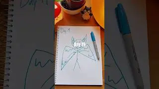 Day 19 of drawing a stick person everyday til I hit 1000 subs. #challenge #stickman #shorts