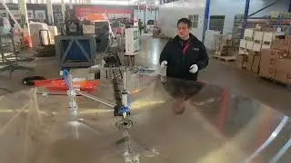 2D Wire bending machine with big platform .