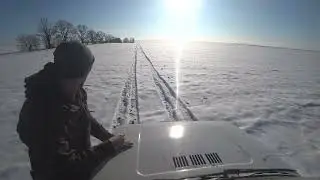 На що здатна стокова нива в снігу Ваз 2121