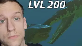 LVL 200 POŠAST PROTI MEGALODOMU | Feed and Grow Fish