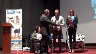 Consegna targa a Valerio Cleri