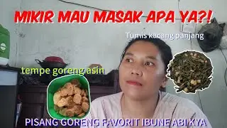 MENU HARIAN SIMPEL‼️ TUMIS KACANG PANJANG, GORENG TEMPE ASIN‼️ NIKMAT TAK TERTANDINGI 👍👍👍