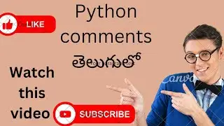 #pyhton# comments#in #telugu