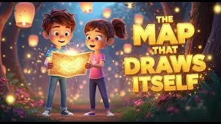 The Map That Draws Itself | A Magical Adventure Story for Kids (3D Animation)