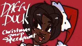 12 Days Christmas: Daffy Duck (Speedpaint)