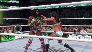 WWE 2K25 PS4 Pro - Kiana James vs. Naomi