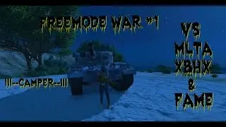 (GTA 5 Online) | ShootEmUp YT (ANOY) | Freemode WAR #1 | Vs MLTA, FAME, & XBHX