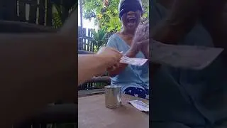 Flip the Can Game with Grandma. With a twist.