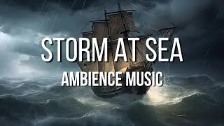 Storm At Sea - RPG/D&D Ambience Music - [1 Hour]
