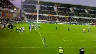Nalaga Try, Clermont Auvergne v Leicester Tigers (December 2009)