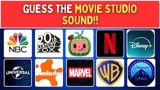 Guess The Sound Logo  Movie Studios Edition |Netflix, Disney, Cocomelon, Warner bros, Marvel