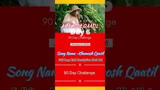 Khamosh Qaatil (AI Song) | 90 Day AI Music Challenge Day 6 | Hindi Sad Song 2026