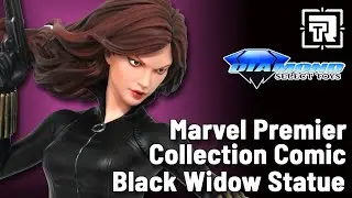 Marvel Premier Collection Comic Black Widow Statue Unboxing Review